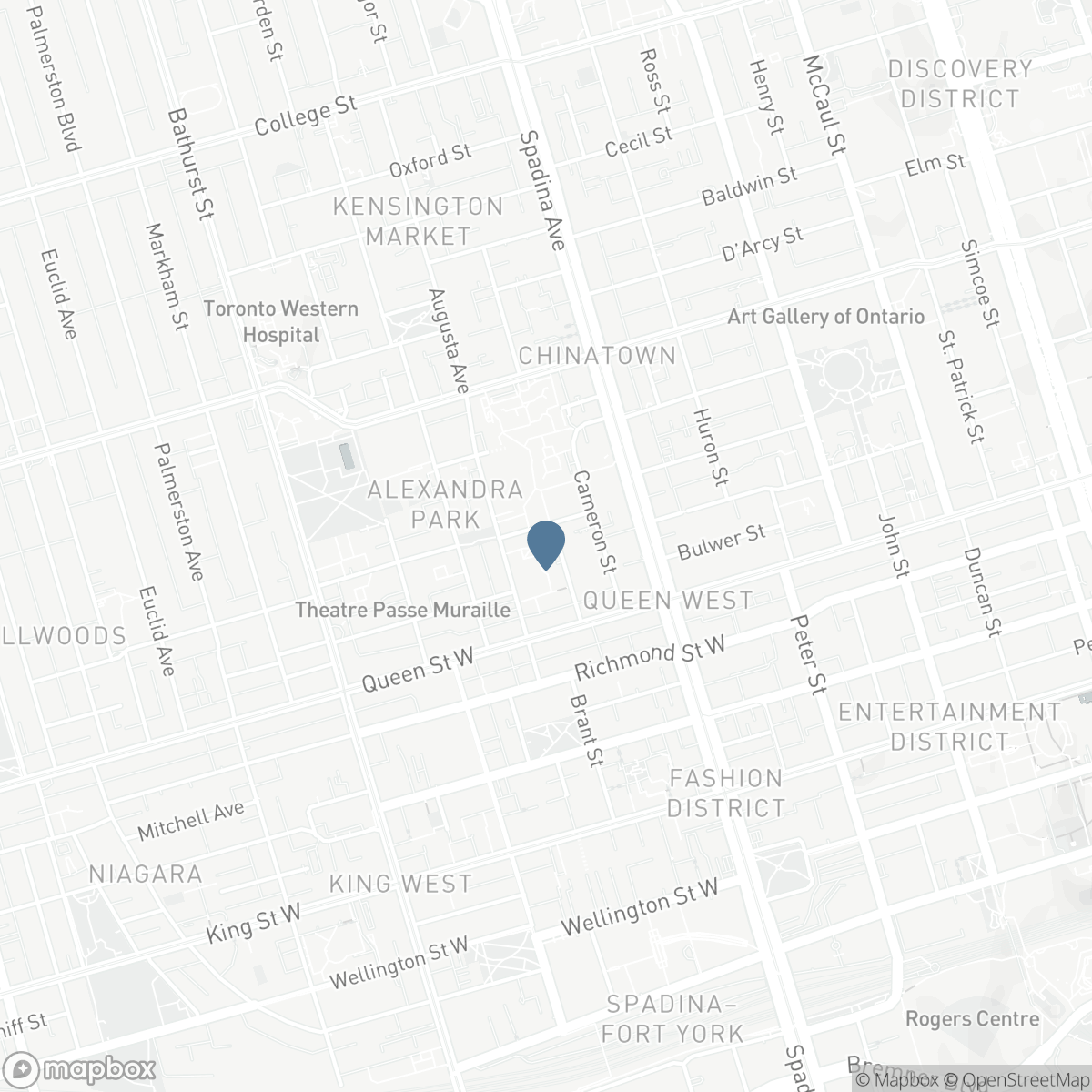 1106 - 80 VANAULEY STREET, Toronto, Ontario M5T 0C9